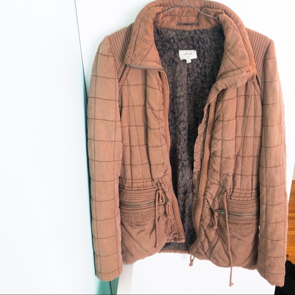 Aritzia Jackets & Blazers - HP🥳 Aritzia Wilfred Marquis Quilted Brown Jacket